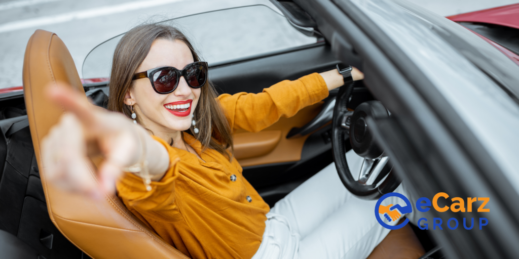 Smiling lady in Top Benefits of Using A Car Buying Services